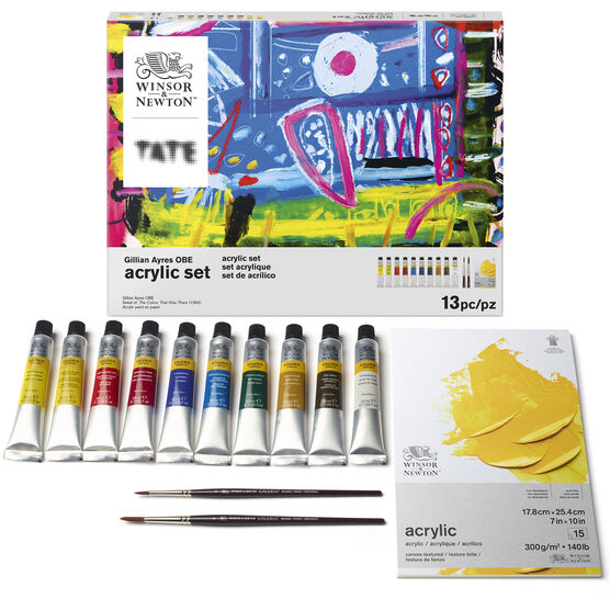 Gillian Ayres acrylic paint set